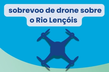  Sobrevoo de drone sobre o Rio Lençóis.