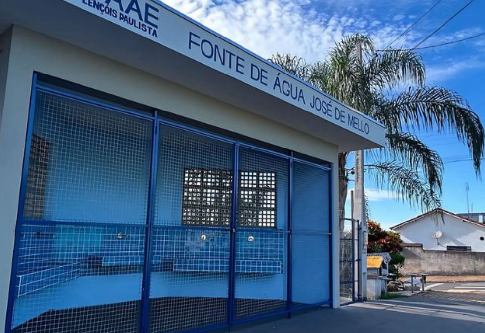 Inauguração da Fonte “José de Mello” 